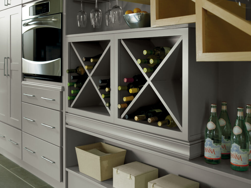 wine storage cabinetry